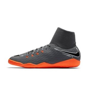 [해외] NIKE Nike HypervenomX Phantom III Academy Dynamic Fit IC [나이키축구화,나이키풋살화] Dark Grey/White/Total Orange (AH7274-081)