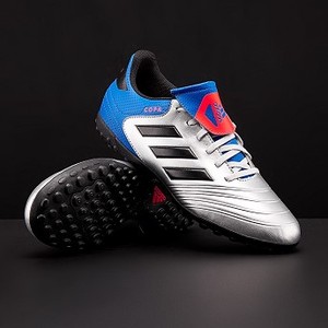 [해외] adidas Copa Tango 18.4 TF - Metallic Silver/Core Black/Football Blue [아디다스축구화,아디다스풋살화] (185882)