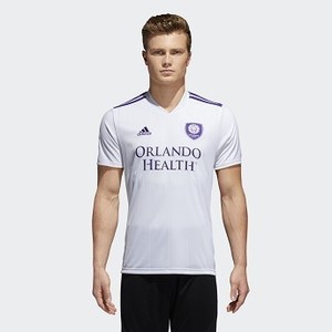 [해외] ADIDAS USA Mens Soccer Orlando City Away Replica Jersey [아디다스축구유니폼] White/Regal Purple (D98986)