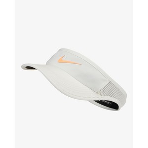 [해외] NikeCourt AeroBill Featherlight [나이키 썬캡] Sail/Orange Pulse (899656-133)
