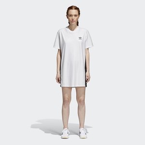 [해외] ADIDAS USA Womens Originals CLRDO Tee Dress [아디다스원피스,아디다스치마] White (CY3562)