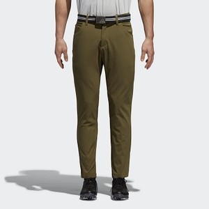 [해외] ADIDAS USA Mens Golf Adicross Beyond 18 Slim 5-Pocket Pants [아디다스바지,트레이닝바지] Olive Cargo (CY4737)