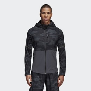 [해외] ADIDAS USA Mens Running Ultra Graphic Jacket [아디다스자켓,아디다스패딩] Carbon/Black (CW3886)