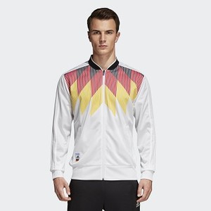 [해외] ADIDAS USA Mens Soccer Germany Track Jacket [아디다스자켓,아디다스패딩] White/Black (CF1735)
