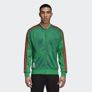 [해외] ADIDAS USA Mens Soccer Mexico Track Jacket [아디다스자켓,아디다스패딩] Green/Scarlet/White (CF1689)