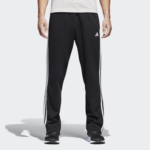 [해외] ADIDAS USA Mens Training Essentials 3-Stripes Fleece Pants [아디다스바지,트레이닝바지] Black/White (BK7427)