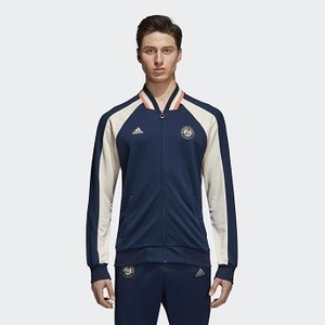 [해외] ADIDAS USA Mens Tennis Roland Garros Jacket [아디다스자켓,아디다스패딩] Collegiate Navy/Ecru Tint (CD3208)