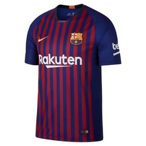 [해외] NIKE 2018/19 FC Barcelona Stadium Home [나이키티셔츠,나이키반팔티] Deep Royal Blue/University Gold (894430-456)