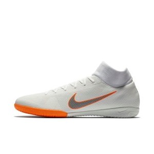 [해외] NIKE Nike MercurialX Superfly VI Academy IC Just Do It [나이키축구화,나이키풋살화] White/Total Orange/Metallic Cool Grey/Metallic Coo (AH7369-107)