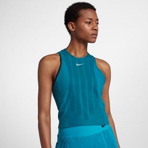 [해외] NIKE NikeCourt Zonal Cooling Slam [나이키반팔티,나이키티셔츠] Neo Turquoise/Black/Black/Black (888184-430)