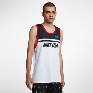 [해외] NIKE Nike Sportswear World Cup [나이키티셔츠] White/Speed Red/Black/Light Photo Blue (AR4038-100)