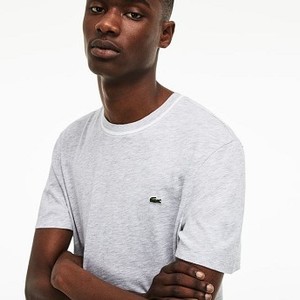 [해외] Mens Crew Neck Cotton T-Shirt [라코스테 LACOSTE] white (TH3212-51-001)