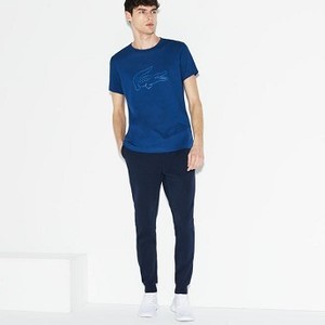 [해외] Mens SPORT Oversized Croc Tennis T-Shirt [라코스테 LACOSTE] blue/blue (TH3326-51-J7X)