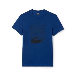 [해외] Mens SPORT Game Time Crew Neck Jersey Tennis T-shirt [라코스테 LACOSTE] navy blue/black (TH9473-51-DNC)