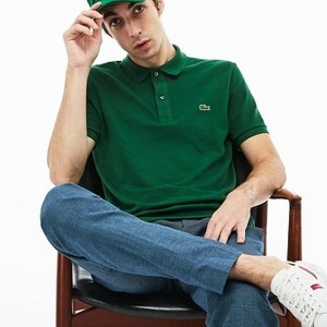 [해외] Mens Petit Pique Slim Fit Polo Shirt [라코스테 LACOSTE] green (PH4012-51-132)