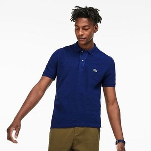 [해외] Mens Petit Pique Slim Fit Polo Shirt [라코스테 LACOSTE] blue (PH4012-51-ELD)