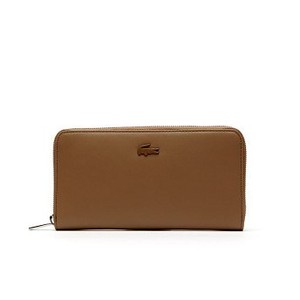 [해외] Womens Purity Soft Monochrome Leather 8 Card Zip Wallet [라코스테 LACOSTE] amphora (NF2493PY-107)