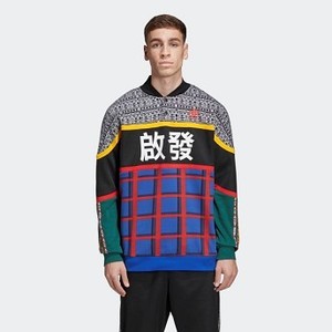 [해외] ADIDAS USA Mens Originals Pharrell Williams Trefoil Sweatshirt [아디다스 ADIDAS] Multicolor (EA2469)