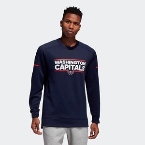 [해외] ADIDAS USA Mens Athletics Capitals Squad Crew Sweatshirt [아디다스 ADIDAS] Multi/True Navy/Red (D77083)