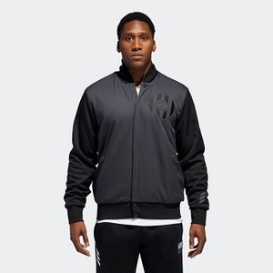 [해외] ADIDAS USA Mens Basketball Harden Varsity Jacket [아디다스 ADIDAS] Carbon/Black (DN5463)