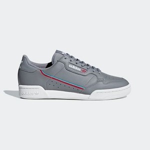 [해외] ADIDAS USA Mens Originals Continental 80 Shoes [아디다스 신발] Grey/Hi-Res Aqua/Scarlet (B41671)