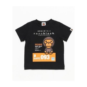 [해외] BAPE BABY MILO NANOBLOCK 티셔츠 2 K [베이프] 블랙 (35365038_8_d_215)