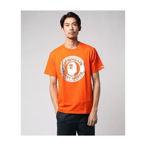 [해외] BAPE HOLOGRAM BUSY WORKS 티셔츠 M [베이프] 오렌지 (33485257_32_d_215)
