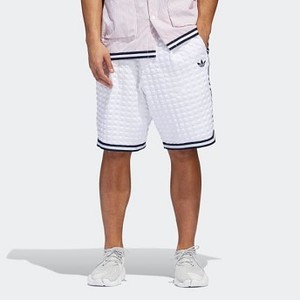 [해외] Mens Originals Checkered Shorts [아디다스 반바지] White/White (DV3112)