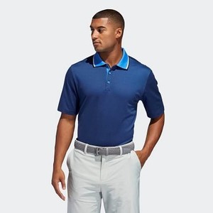 [해외] Mens Golf Adipure Premium Two-Tone Polo Shirt [아디다스 반팔티] True Blue (DT4339)