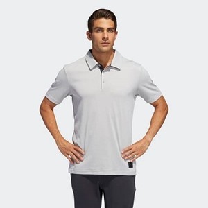 [해외] Mens Golf Adicross No-Show Transition Polo Shirt [아디다스 반팔티] Grey Heathered (DT3453)