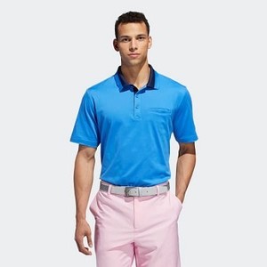 [해외] Mens Golf Adipure Cotton Plated Polo Shirt [아디다스 반팔티] True Blue (DT3531)
