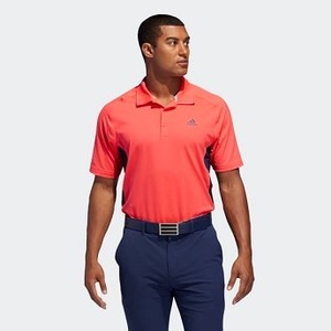[해외] Mens Golf Ultimate365 Climacool Solid Polo Shirt [아디다스 반팔티] Shock Red/Collegiate Navy (DQ2411)