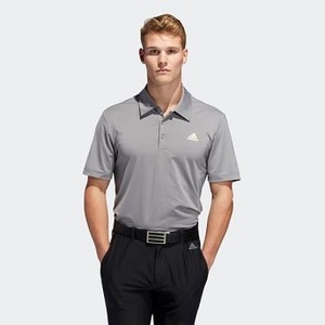[해외] Mens Golf Ultimate365 Solid Polo Shirt [아디다스 반팔티] Grey Three/White (DQ2345)