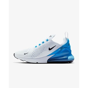 [해외] Nike Air Max 270 [나이키 운동화] White/Photo Blue/Pure Platinum/Black (AH8050-110)