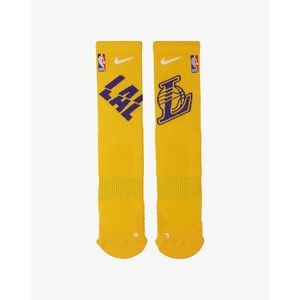 [해외] Los Angeles Lakers Nike Elite [나이키 양말] Amarillo/Field Purple/White (SX7603-728)