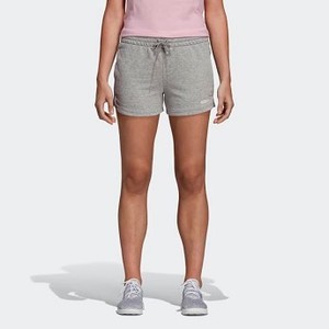 [해외] Womens Training Essentials Solid Shorts [아디다스 반바지] Medium Grey Heather/White (DU0675)
