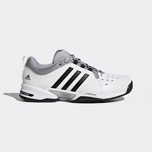 [해외] Mens Tennis Barricade Classic Wide 4E Shoes [아디다스 운동화] Cloud White/Core Black/Mid Grey (BY2920)