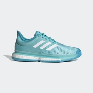 [해외] Mens Tennis SoleCourt Boost Parley Shoes [아디다스 운동화] Blue Spirit/Cloud White/Blue (CG6339)