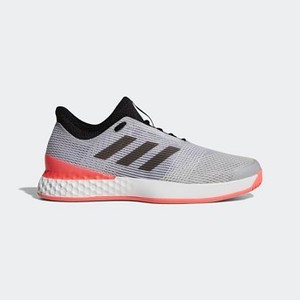 [해외] Mens Tennis Adizero Ubersonic 3.0 Shoes [아디다스 운동화] Matte Silver/Core Black/Flash Red (CP8853)