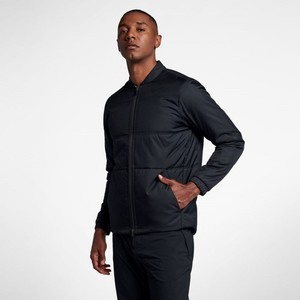 [해외] Mens Synthetic Fill Golf Jacket [나이키 자켓] Black/Black/Black (932309-010)