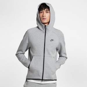 [해외] Nike Sportswear Tech Fleece [나이키 후드] Dark Grey Heather/Black/Black (928483-063)