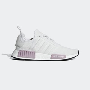 Womens Originals NMD_R1 Shoes [아디다스 운동화] Crystal White/Crystal White/Orchid Tint (BD8024)