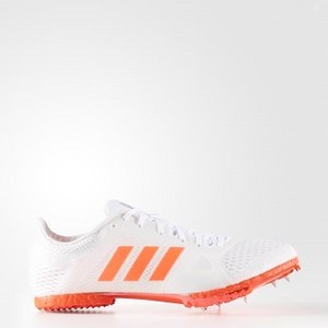 Mens 런닝 adizero Middle-Distance Shoes [아디다스 운동화] Cloud White/Solar Red/Silver Metallic (AF5649)