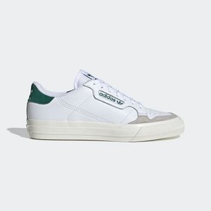 Originals Continental Vulc Shoes [아디다스 운동화] Cloud White/Cloud White/Collegiate Green (EF3534)