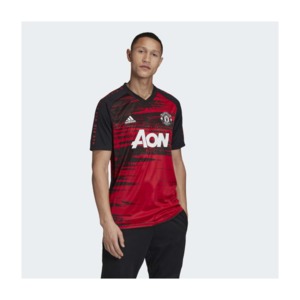 [해외]Manchester United Pre-Match Jersey [아디다스 티셔츠] Real Red / Black (FH8551)