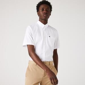 [해외] 라코스테 Mens Regular Fit Oxford Cotton Shirt CH2949_001